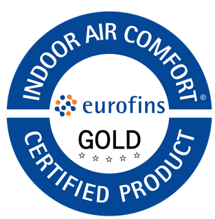 Eurofins Indoor Air Comfort Gold, certified product